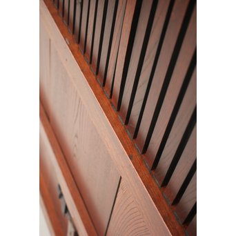 総欅格子蔵戸　W982 