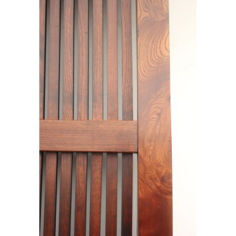 総欅格子蔵戸　W982 