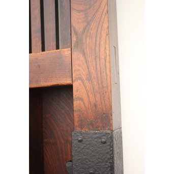 総欅格子蔵戸　W982 