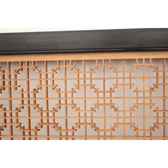 黒枠組子欄間　R2512 