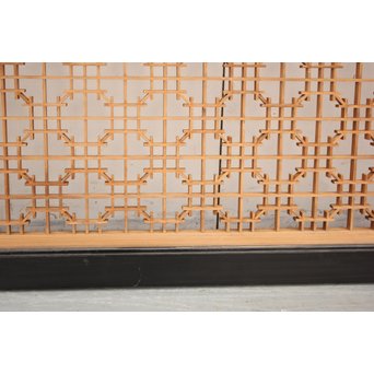 黒枠組子欄間　R2512 