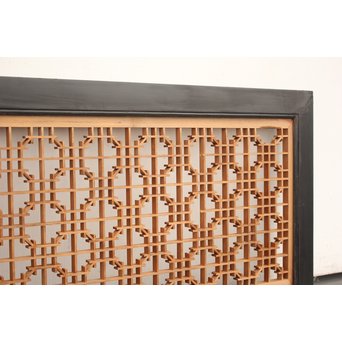 黒枠組子欄間　R2512 