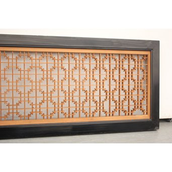 黒枠組子欄間　R2512 