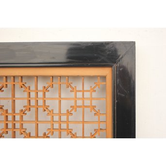 黒枠組子欄間　R2512 