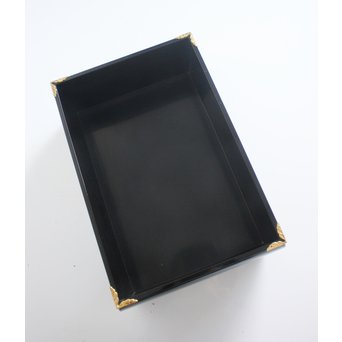 六角紫水 螺鈿煙草盆　Q083 