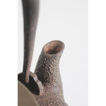 大国系 楼閣図鉄瓶　M167 