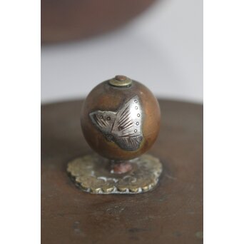 大国系 楼閣図鉄瓶　M167 