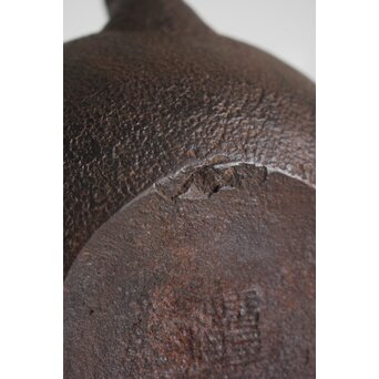 大国系 楼閣図鉄瓶　M167 