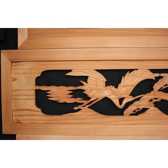 木彫欄間 3枚1組　R2516 