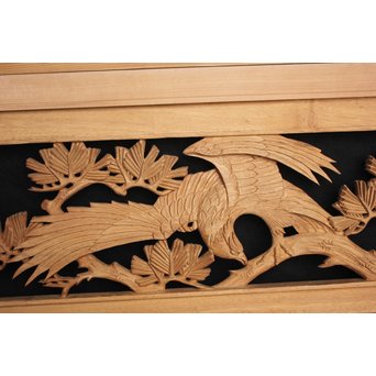 木彫欄間 3枚1組　R2516 