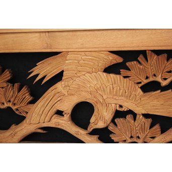 木彫欄間 3枚1組　R2516 