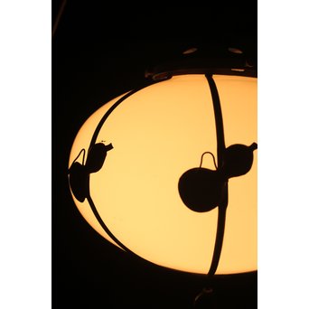 瓢箪細工のオーバル型照明/電笠　A1972Y 