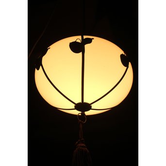 瓢箪細工のオーバル型照明/電笠　A1972Y 