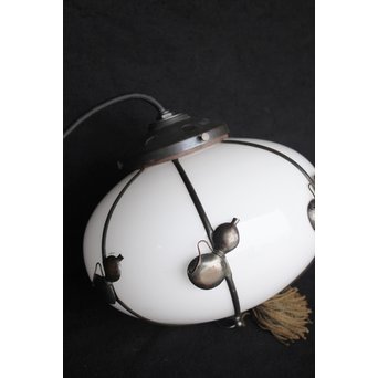 瓢箪細工のオーバル型照明/電笠　A1972Y 