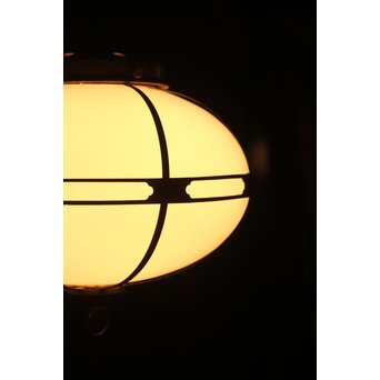 木爪銅飾オーバル型電笠/照明　A1973 