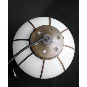 木爪銅飾オーバル型電笠/照明　A1973 