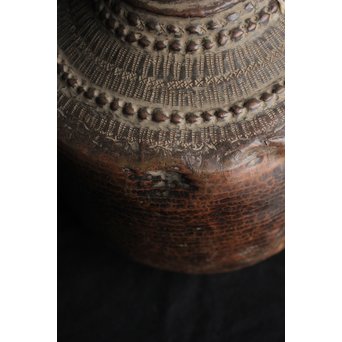 貿易蝋印 古代打出銅器壺　M168 