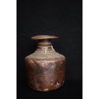 貿易蝋印 古代打出銅器壺　M168 