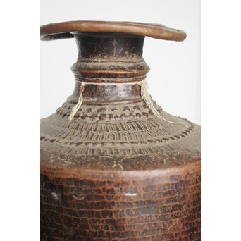 貿易蝋印 古代打出銅器壺　M168 