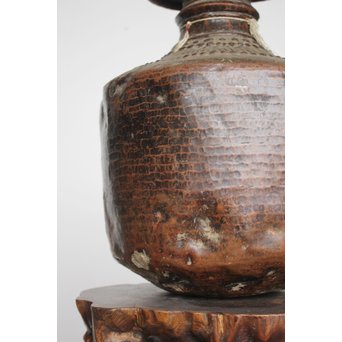 貿易蝋印 古代打出銅器壺　M168 