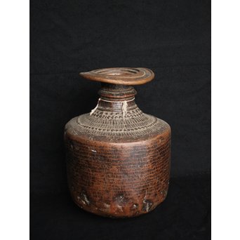 貿易蝋印 古代打出銅器壺　M168 