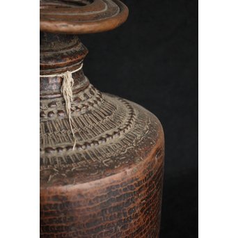 貿易蝋印 古代打出銅器壺　M168 