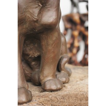 吉田三郎 ブロンズ【虎】 M170 