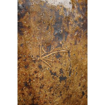 茶人花押印 ルソン壺/呂宋壺 茶壺　P164 