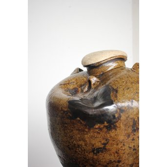 茶人花押印 ルソン壺/呂宋壺 茶壺　P164 