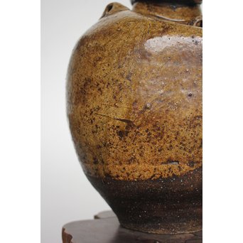 茶人花押印 ルソン壺/呂宋壺 茶壺　P164 