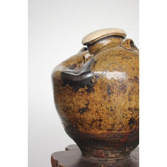 茶人花押印 ルソン壺/呂宋壺 茶壺　P164 