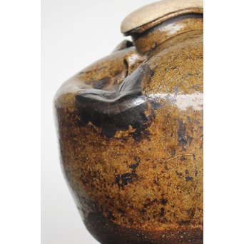 茶人花押印 ルソン壺/呂宋壺 茶壺　P164 