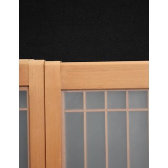 白木組子書院 ガラス両面 4枚1組　R2517 