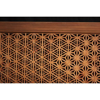 全面組子欄間 両面ガラス　R2520 