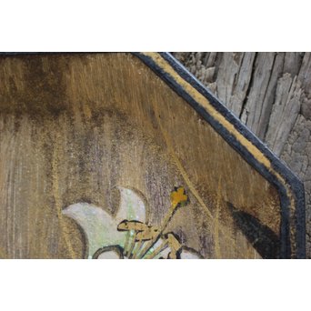 六代 清水六兵衛 白百合飾皿　P168 