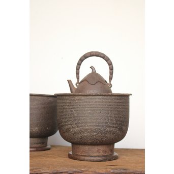 輪線鉄風炉/涼炉 2個1組　M172