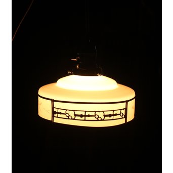 とんぼ切子と梅の和装電笠　A1975