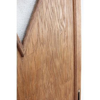 ラワンと合板のダイアカット窓 白木建具　GD1262 