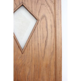 ラワンと合板のダイアカット窓 白木建具　GD1262 