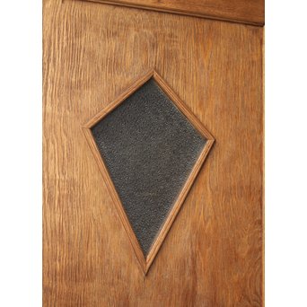 ラワンと合板のダイアカット窓 白木建具　GD1262 