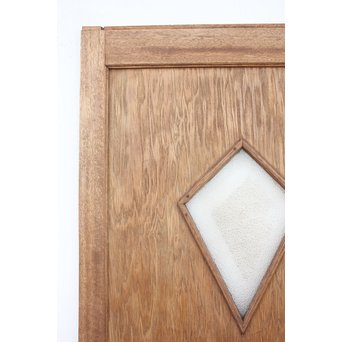 ラワンと合板のダイアカット窓 白木建具　GD1262 