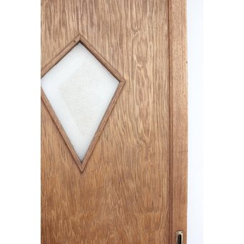 ラワンと合板のダイアカット窓 白木建具　GD1262 