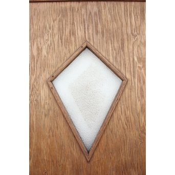 ラワンと合板のダイアカット窓 白木建具　GD1262 