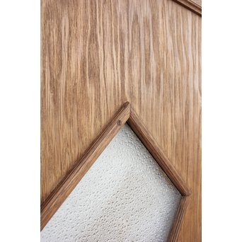 ラワンと合板のダイアカット窓 白木建具　GD1262 