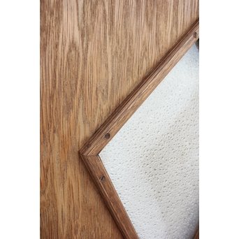 ラワンと合板のダイアカット窓 白木建具　GD1262 