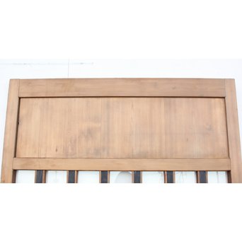 鉄金具の升格子蔵戸　W984 