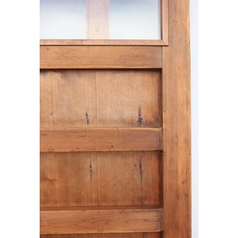 鉄金具の升格子蔵戸　W984 