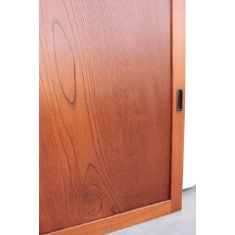 総欅 欅一枚板の引戸 2枚1組　B976 