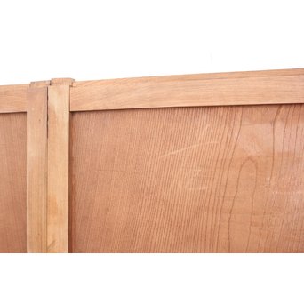 総欅 欅一枚板の引戸 2枚1組　B976 