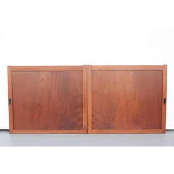 総欅 欅一枚板の引戸 2枚1組　B976